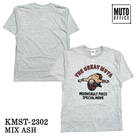 武藤敬司 ムーンサルトプレス 半袖Tシャツ kmst-2302