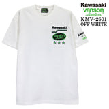 KAWASAKI VANSON TEE S/S T-SHIRT カワサキ バンソン コラボ 天竺 半袖 Tシャツ kmv-2601