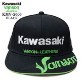 KAWASAKI VANSON TWILL BB BASEBALL CAP カワサキ バンソン コラボ ツイル ベースボール キャップ 帽子 kmv-2606