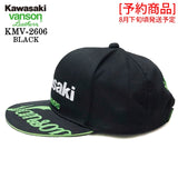 [予約商品] KAWASAKI VANSON TWILL BB BASEBALL CAP カワサキ バンソン コラボ ツイル ベースボール キャップ 帽子 kmv-2606