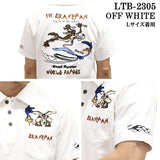 THE BRAVEMAN×LOONEY TUNES ルーニーチューンズ コラボ 天竺 半袖ポロシャツ ltb-2305