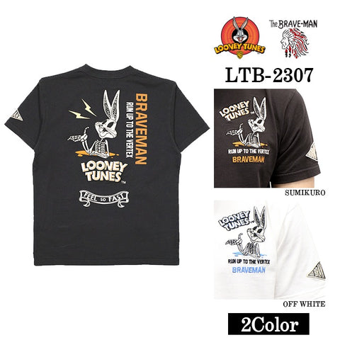 THE BRAVEMAN×LOONEY TUNES ルーニーチューンズ コラボ TEE 天竺 半袖Tシャツ ltb-2307
