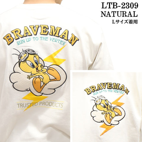 THE BRAVEMAN×LOONEY TUNES ルーニーチューンズ コラボ TEE 天竺 半袖Tシャツ ltb-2309