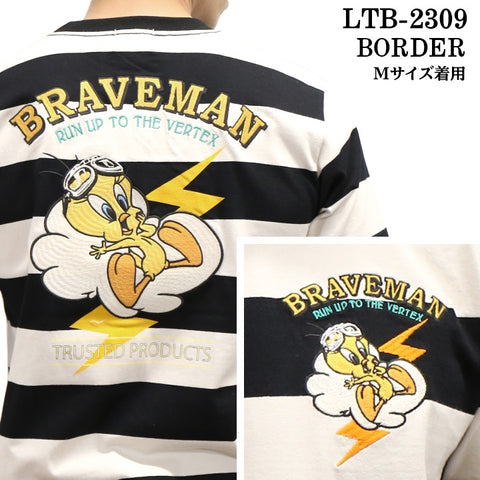 THE BRAVEMAN×LOONEY TUNES ルーニーチューンズ コラボ TEE 天竺 半袖Tシャツ ltb-2309