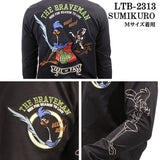 THE BRAVEMAN×LOONEY TUNES ルーニーチューンズ コラボ 天竺 長袖Tシャツ ロンTEE ltb-2313