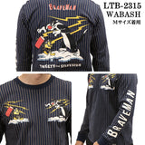 THE BRAVEMAN×LOONEY TUNES ルーニーチューンズ コラボ 天竺 長袖Tシャツ ロンTEE ltb-2315