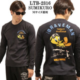 THE BRAVEMAN×LOONEY TUNES ルーニーチューンズ コラボ 天竺 長袖Tシャツ ロンTEE ltb-2316