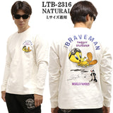 THE BRAVEMAN×LOONEY TUNES ルーニーチューンズ コラボ 天竺 長袖Tシャツ ロンTEE ltb-2316