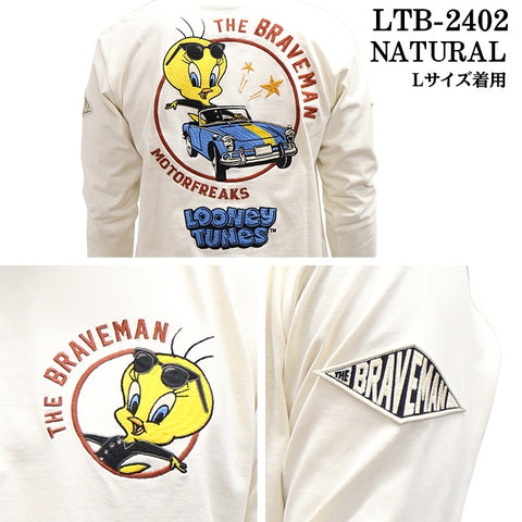 THE BRAVEMAN×LOONEY TUNES ルーニーチューンズ コラボ 天竺 長袖T 