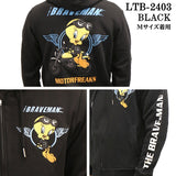 THE BRAVEMAN×LOONEY TUNES ルーニーチューンズ コラボ 裏毛F/Zパーカー ltb-2403