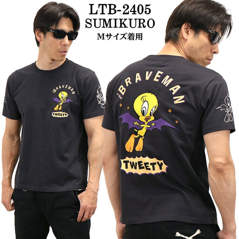 THE BRAVEMAN×LOONEY TUNES ルーニーチューンズ コラボ TEE 天竺 半袖Tシャツ ltb-2405