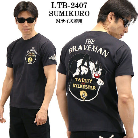 THE BRAVEMAN×LOONEY TUNES ルーニーチューンズ コラボ TEE 天竺 半袖Tシャツ ltb-2407
