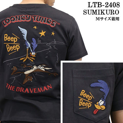 THE BRAVEMAN×LOONEY TUNES ルーニーチューンズ コラボ TEE 天竺 半袖Tシャツ ltb-2408