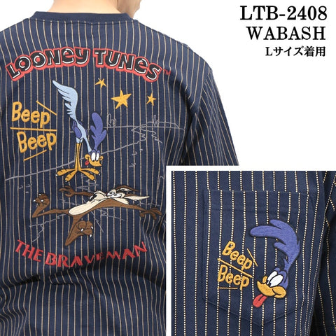 THE BRAVEMAN×LOONEY TUNES ルーニーチューンズ コラボ TEE 天竺 半袖Tシャツ ltb-2408