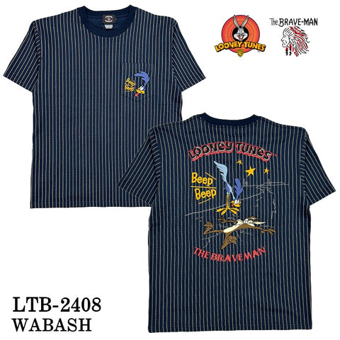 THE BRAVEMAN×LOONEY TUNES ルーニーチューンズ コラボ TEE 天竺 半袖Tシャツ ltb-2408