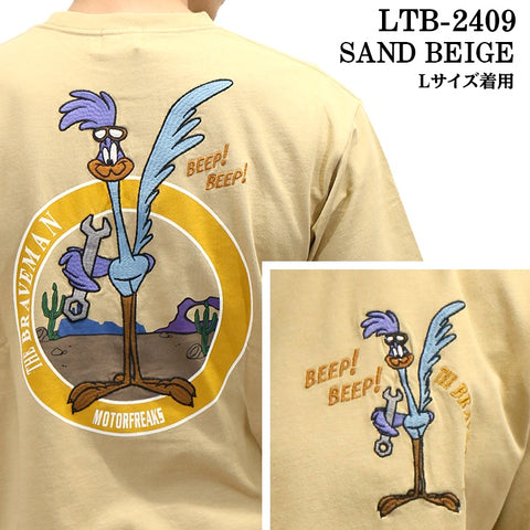 THE BRAVEMAN×LOONEY TUNES ルーニーチューンズ コラボ TEE 天竺 半袖Tシャツ ltb-2409