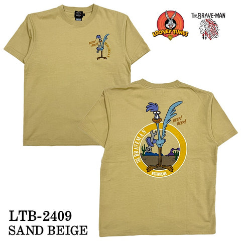 THE BRAVEMAN×LOONEY TUNES ルーニーチューンズ コラボ TEE 天竺 半袖Tシャツ ltb-2409