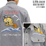 THE BRAVEMAN×LOONEY TUNES ルーニーチューンズ コラボ シャンブレー 半袖シャツ ltb-2410