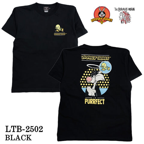 THE BRAVEMAN×LOONEY TUNES ルーニーチューンズ コラボ TEE 天竺 半袖Tシャツ ltb-2502