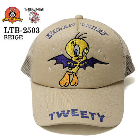 LOONEY TUNES×THE BRAVEMAN ルーニーチューンズ コラボ ツイルメッシュキャップ 帽子 ltb-2503