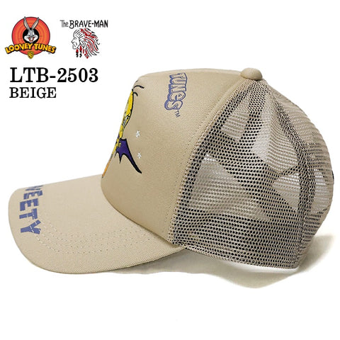 LOONEY TUNES×THE BRAVEMAN ルーニーチューンズ コラボ ツイルメッシュキャップ 帽子 ltb-2503