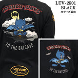 VANSON×LOONEY TUNES Warner BROS.ワーナー100周年記念 バンソン ルーニー コラボ ロンTEE 天竺 長袖Tシャツ ltv-2501