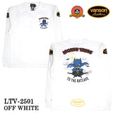 VANSON×LOONEY TUNES Warner BROS.ワーナー100周年記念 バンソン ルーニー コラボ ロンTEE 天竺 長袖Tシャツ ltv-2501