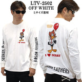 VANSON×LOONEY TUNES Warner BROS.ワーナー100周年記念 バンソン ルーニー コラボ ロンTEE 天竺 長袖Tシャツ ltv-2502