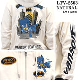 VANSON×LOONEY TUNES Warner BROS.ワーナー100周年記念 バンソン ルーニー コラボ 裏毛 フルZIP パーカー ltv-2503