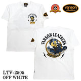 VANSON×LOONEY TUNES バンソン ルーニーチューンズ コラボ TEE 天竺 半袖Tシャツ ltv-2505