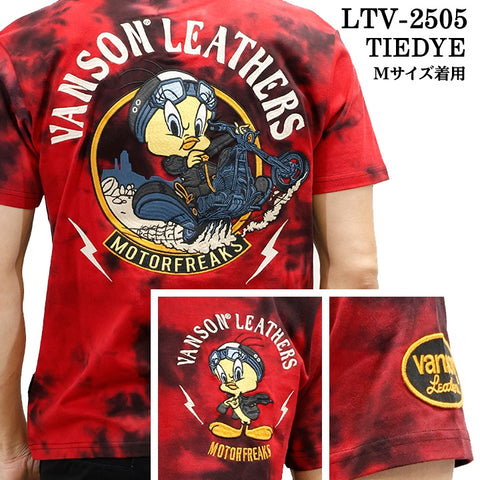 VANSON×LOONEY TUNES バンソン ルーニーチューンズ コラボ TEE 天竺 半袖Tシャツ ltv-2505