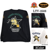 VANSON×LOONEY TUNES Warner TEE L/S T-SHIRT バンソン ルーニー ワーナー コラボ ロンTEE 天竺 長袖 Tシャツ ltv-2508