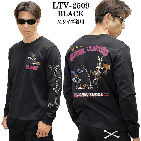 VANSON×LOONEY TUNES Warner TEE L/S T-SHIRT バンソン ルーニー ワーナー コラボ ロンTEE 天竺 長袖 Tシャツ ltv-2509
