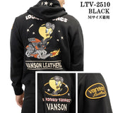 VANSON×LOONEY TUNES Warner BROS SWEATSHIRT PARKA HOODIE バンソン ルーニー ワーナー コラボ 裏毛 F/Zパーカー ltv-2510