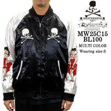 mastermind world BETTY BOOP SOUVENIR JACKET [BOXY FIT] マスターマインド ワールド ベティーブープ コラボ SKA スカジャン mw25c15-bl100