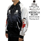 mastermind world BETTY BOOP SOUVENIR JACKET [BOXY FIT] マスターマインド ワールド ベティーブープ コラボ SKA スカジャン mw25c15-bl100