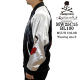 MASTERMIND BETTY BOOP SOUVENIR JACKET [BOXY FIT] マスターマインド ベティーブープ コラボ SKA スカジャン mw25c15-bl100