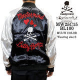 MASTERMIND BETTY BOOP SOUVENIR JACKET [BOXY FIT] マスターマインド ベティーブープ コラボ SKA スカジャン mw25c15-bl100