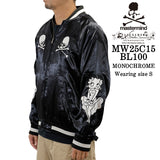 MASTERMIND BETTY BOOP SOUVENIR JACKET [BOXY FIT] マスターマインド ベティーブープ コラボ SKA スカジャン mw25c15-bl100