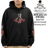 MASTERMIND WORLD BETTY BOOP HOODIE SWEATSHIRT [BOXY FIT] マスターマインド ワールド ベティーブープ コラボ 裏毛 スウェットパーカー mw25c15-sw201