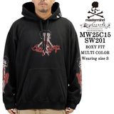 MASTERMIND BETTY BOOP HOODIE SWEATSHIRT [BOXY FIT] マスターマインド ベティーブープ コラボ 裏毛 スウェットパーカー mw25c15-sw201