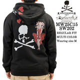 MASTERMIND WORLD BETTY BOOP F/Z HOODIE SWEATSHIRT マスターマインド ワールド ベティーブープ コラボ 裏毛 スウェットパーカー mw25c15-sw202