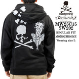 MASTERMIND BETTY BOOP F/Z HOODIE SWEATSHIRT マスターマインド ベティーブープ コラボ 裏毛 スウェットパーカー mw25c15-sw202