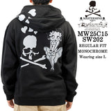 MASTERMIND WORLD BETTY BOOP F/Z HOODIE SWEATSHIRT マスターマインド ワールド ベティーブープ コラボ 裏毛 スウェットパーカー mw25c15-sw202