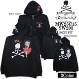 MASTERMIND WORLD BETTY BOOP F/Z HOODIE SWEATSHIRT [BOXY FIT] マスターマインド ワールド ベティーブープ コラボ スウェットパーカー mw25c15-sw203