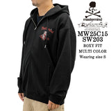 MASTERMIND BETTY BOOP F/Z HOODIE SWEATSHIRT [BOXY FIT] マスターマインド ベティーブープ コラボ スウェットパーカー mw25c15-sw203