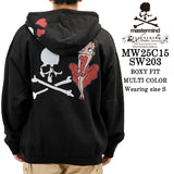 MASTERMIND BETTY BOOP F/Z HOODIE SWEATSHIRT [BOXY FIT] マスターマインド ベティーブープ コラボ スウェットパーカー mw25c15-sw203
