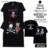 MASTERMIND BETTY BOOP S/S TEE T-SHIRT マスターマインド ベティーブープ コラボ 天竺 半袖Tシャツ mw25c15-ts200