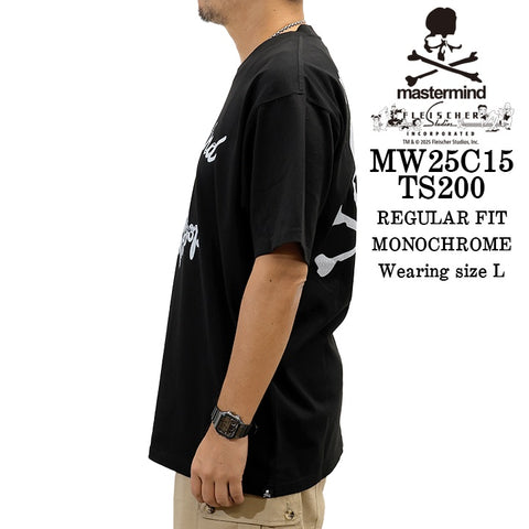 MASTERMIND BETTY BOOP S/S TEE T-SHIRT マスターマインド ベティーブープ コラボ 天竺 半袖Tシャツ mw25c15-ts200