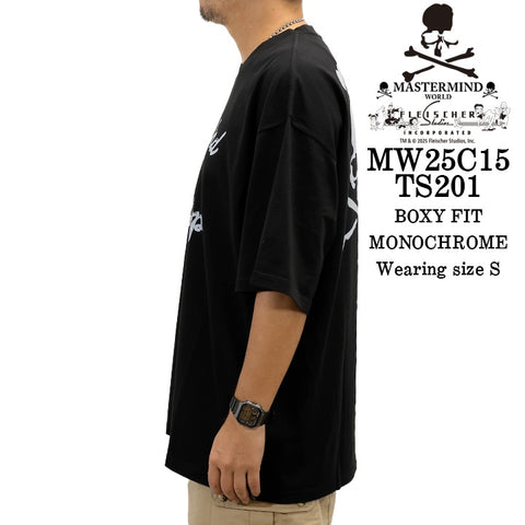 MASTERMIND WORLD BETTY BOOP S/S TEE T-SHIRT [BOXY FIT] マスターマインド  ワールド ベティーブープ コラボ 天竺 半袖Tシャツ mw25c15-ts201